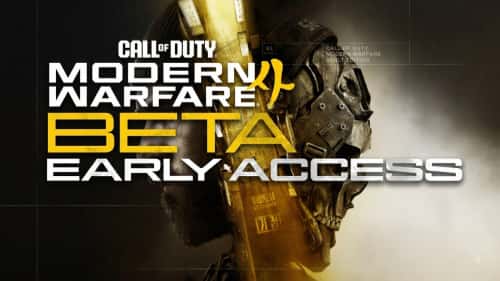 CoD MW4 Open Beta Early Access Code